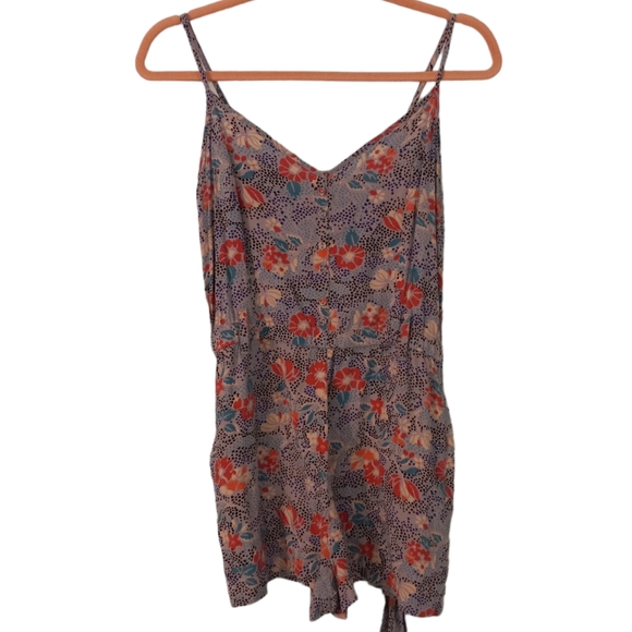 American Eagle Floral Patterned Romper | US S - Picture 3 of 5